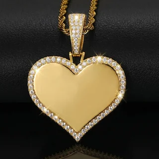Heart Frame picture pendant style